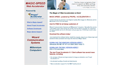 Desktop Screenshot of magic-speed.com