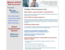 Tablet Screenshot of magic-speed.com